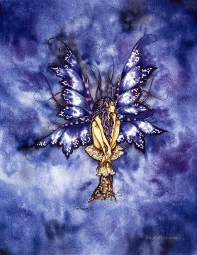 fantaisie Tableau Peinture - bleu faery ii fantaisie